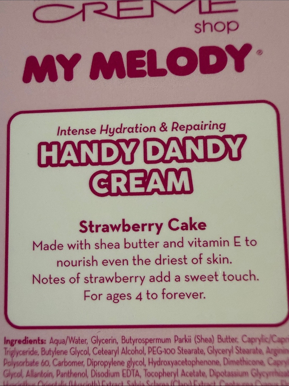 The Crème Shop My Melody hand cream- new in box - Picture 2 of 5
